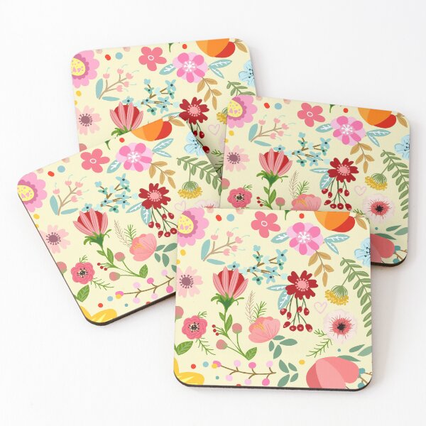 Item preview, Flowers On Cream designed and sold by BhARTi Taylor.