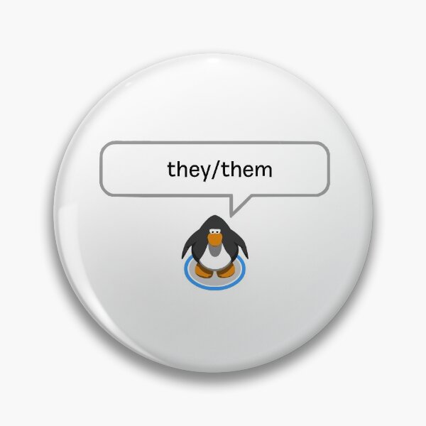 Item preview, They/Them Pronoun Penguin designed and sold by MoogMachineMaze.