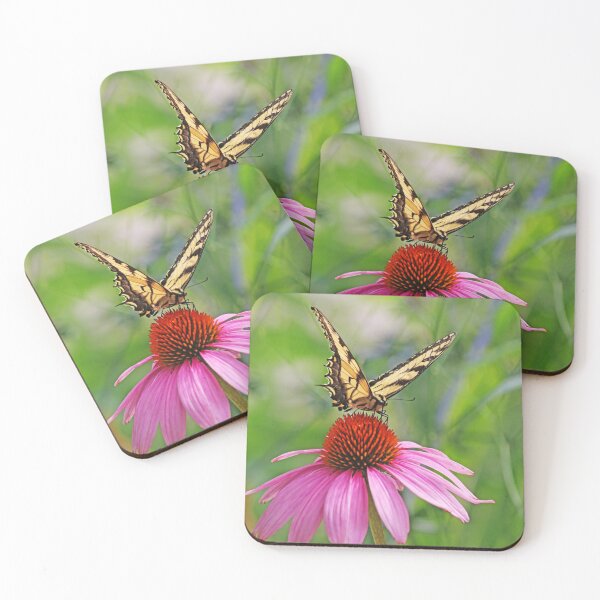 Item preview, Tiger Swallowtail On Purple Coneflower designed and sold by Deb Oppermann.