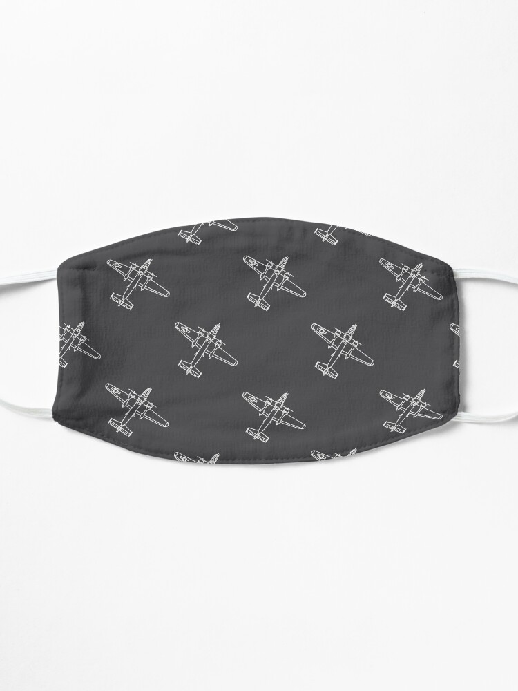 Alternate view of B-25 Mitchell pattern Mask