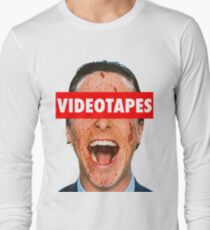 Videotapes American Psycho Long Sleeve T-Shirt