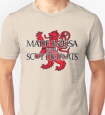Made in USA with Scottish parts Unisex T-Shirt