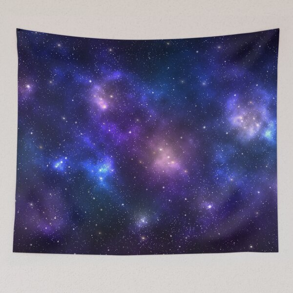 Item preview, Blue and purple galaxy print designed and sold by FocusAndFlow.