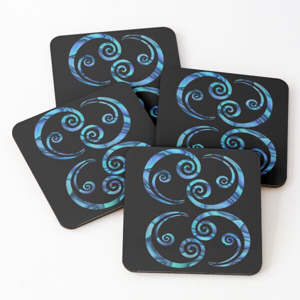 Item preview, Double koru paua designed and sold by Mayakiwi.