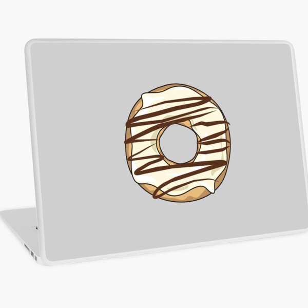 Vanilla Drizzle Donut Laptop Skin