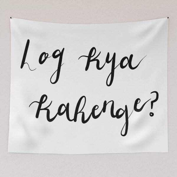 Item preview, Log kya kahenge? designed and sold by Ecojabi.