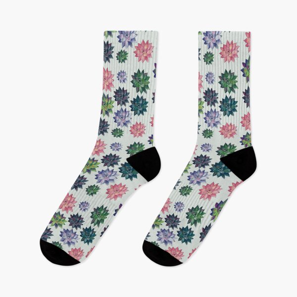 Item preview, Colorful Succulent Watercolor Pattern designed and sold by monitdesign.