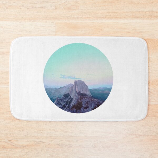 Item preview, Half Dome with Colorful Sky Circle Sticker designed and sold by leahdmartinez.