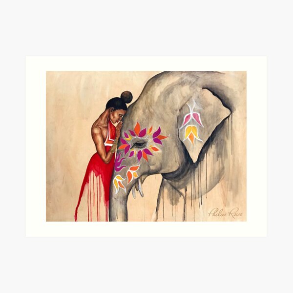 Naija, Daughter of Wisdom Art Print