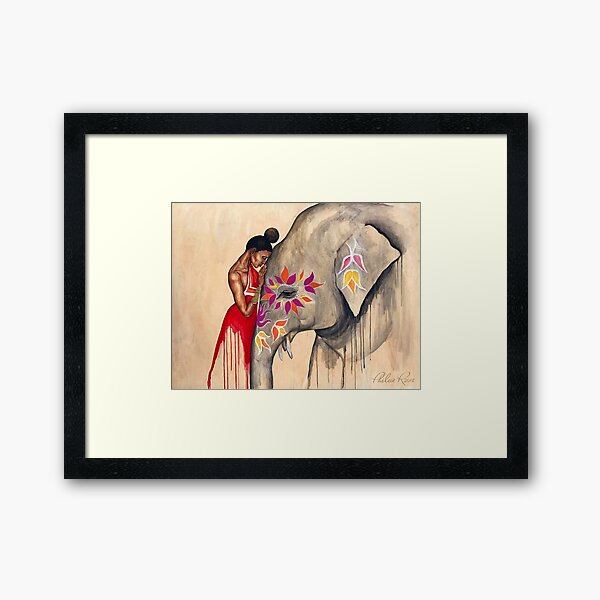 Naija, Daughter of Wisdom Framed Art Print
