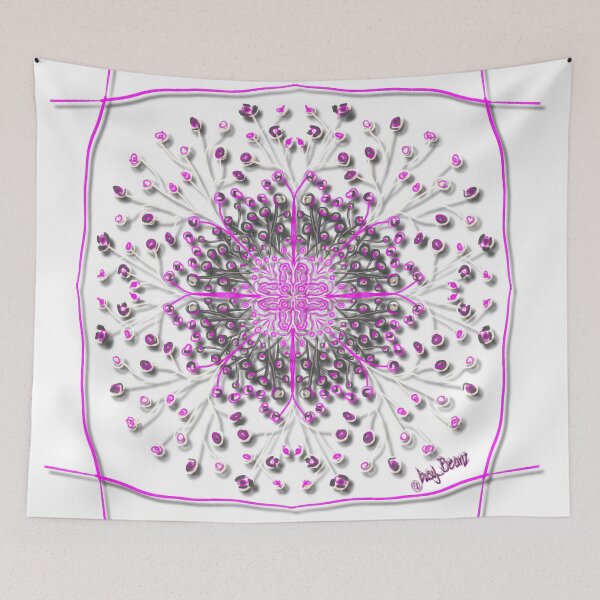 Item preview, Luminance pink Wedding Branding with symmetrical design designed and sold by busyBeanz.