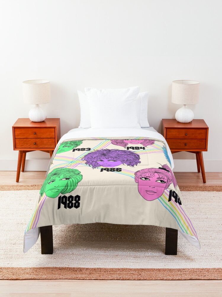 Alternate view of 1980s Hairstyles Comforter