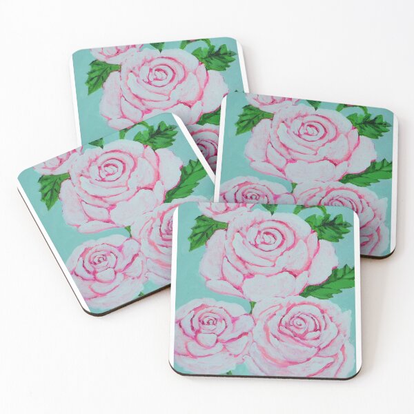 Item preview, rose bush painting designed and sold by Fiveladiesart.