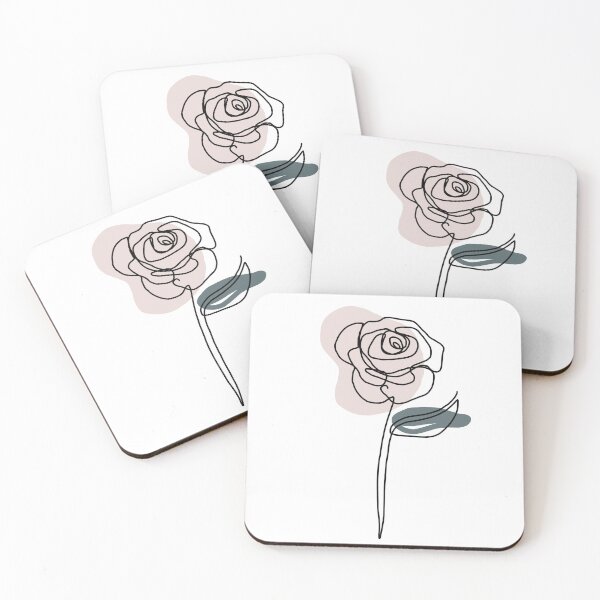 Item preview, Line Art Rose  designed and sold by Pinkmagenta.