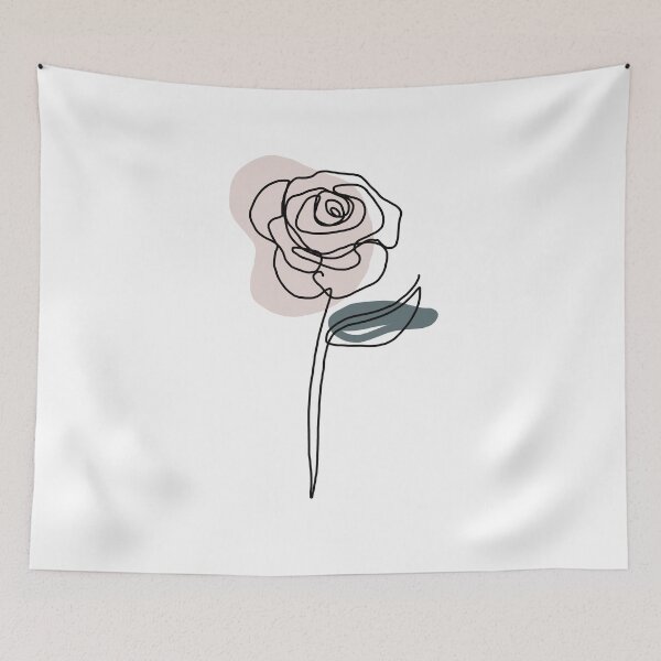 Item preview, Line Art Rose  designed and sold by Pinkmagenta.