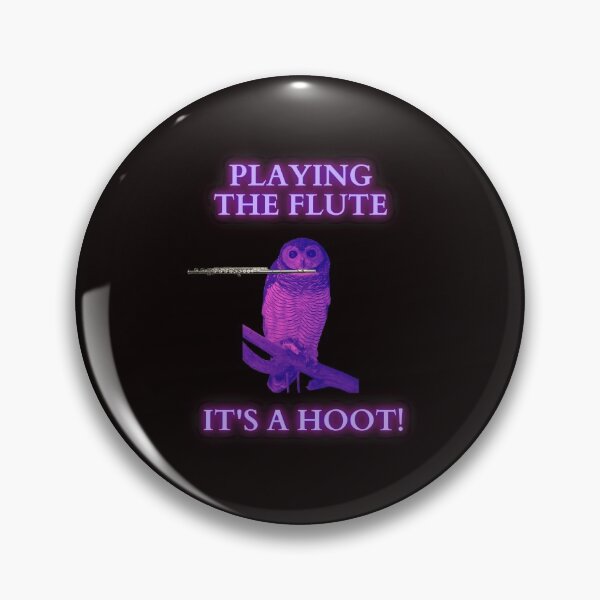 Item preview, Tocando la flauta Hoot Owl designed and sold by DesignsofNote.