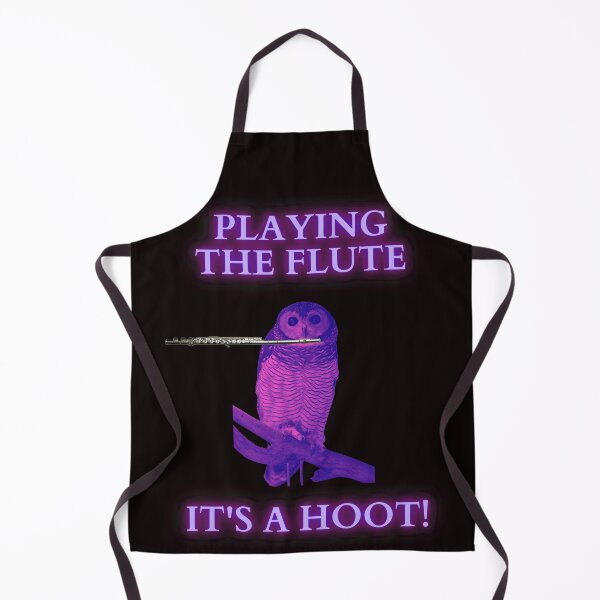 Item preview, Playing the Flute Hoot Owl designed and sold by DesignsofNote.