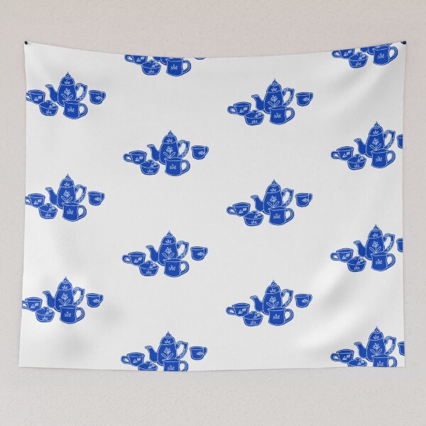 Item preview, Blue tea set designed and sold by Ecojabi.