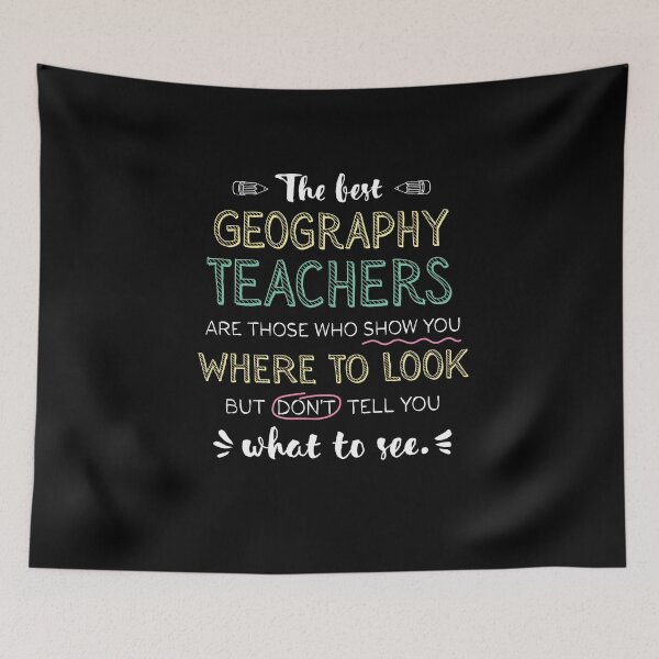 Item preview, The best Geography Teachers Appreciation Gifts - Quote Show you where to look designed and sold by betternotes.