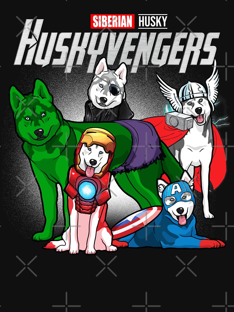 Huskyvengers Tshirt- Husky Dog Mother's Day Gift T-Shirt Huskyvengers Tshirt- Husky Dog Mother's Day Gift T-Shirt