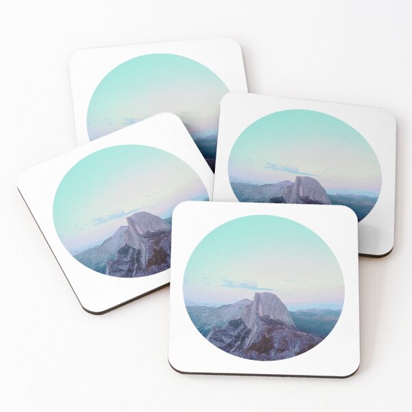 Item preview, Half Dome with Colorful Sky Circle Sticker designed and sold by leahdmartinez.