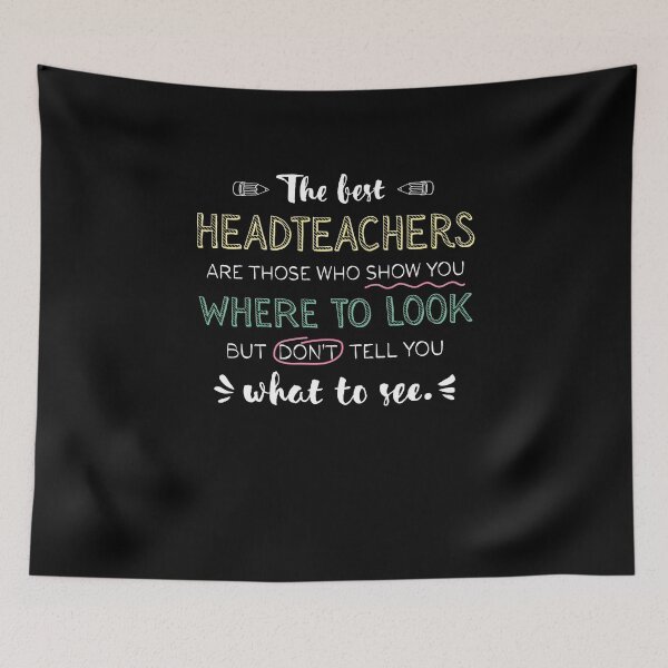 Item preview, The best Headteachers Appreciation Gifts - Quote Show you where to look designed and sold by betternotes.