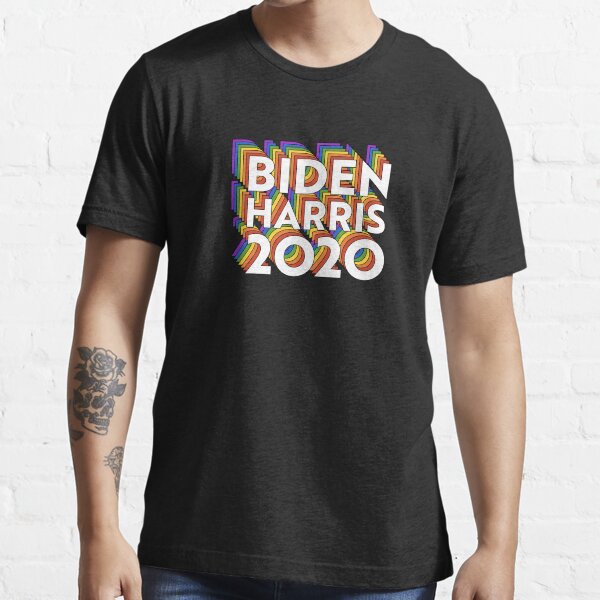 Biden Harris Pride - USA Election LGBT Rainbow - Joe Kamala Essential T-Shirt