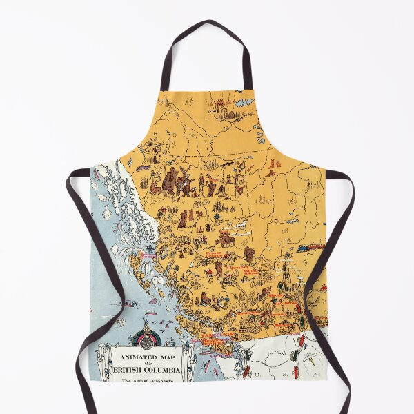 Item preview, 1929 Map of British Columbia designed and sold by Gin  Neko.