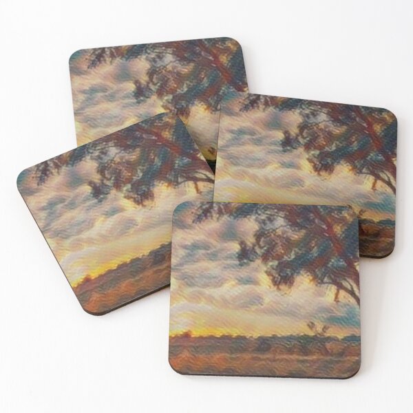 Item preview, Amanecer en el prado sobre lienzo designed and sold by PollyStewart.