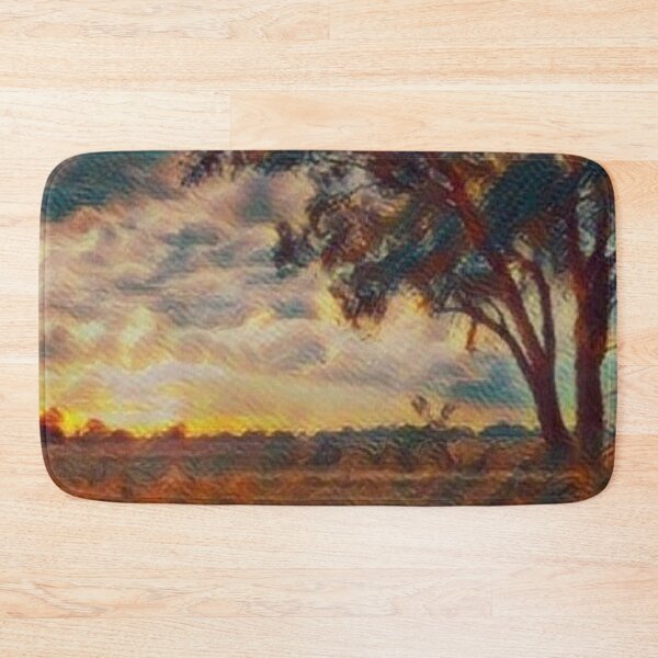 Item preview, Sunrise in the paddock on canvas designed and sold by PollyStewart.