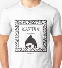 Kaytranada with white 'kayta' and white face Unisex T-Shirt