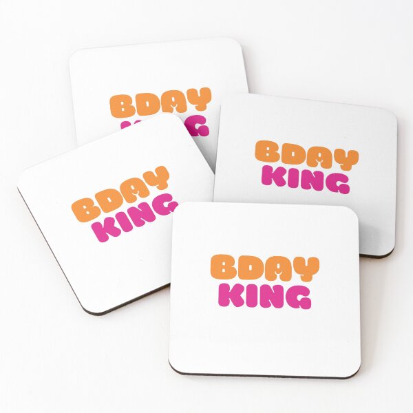 Item preview, BDAY KING (Dunkin Design) designed and sold by LiveAndGlow.