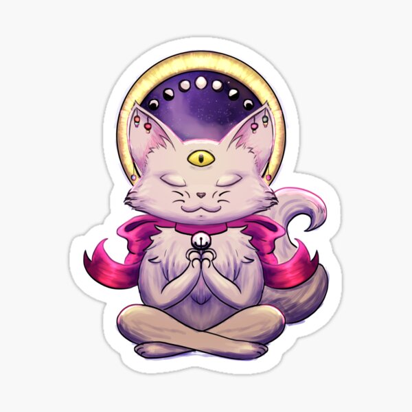 Meowditation Sticker