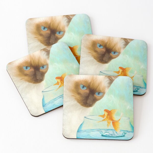 Item preview, Cat & Fish designed and sold by Ana CB Studio.