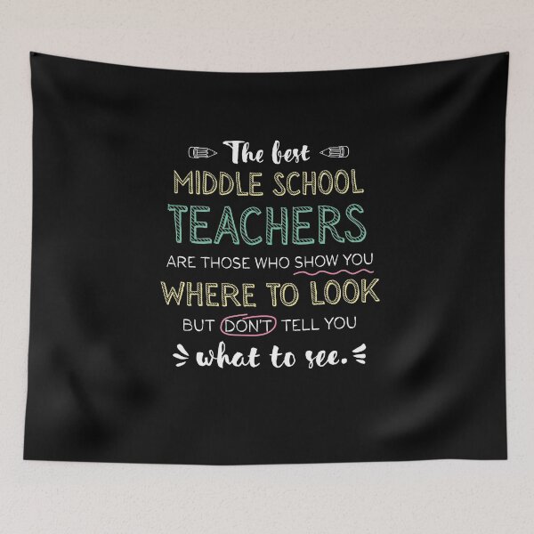 Item preview, The best Middle School Teachers Appreciation Gifts - Quote Show you where to look designed and sold by betternotes.