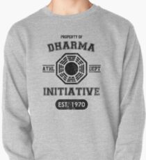 Dharma Initiative athletic department (Black ver.) Pullover