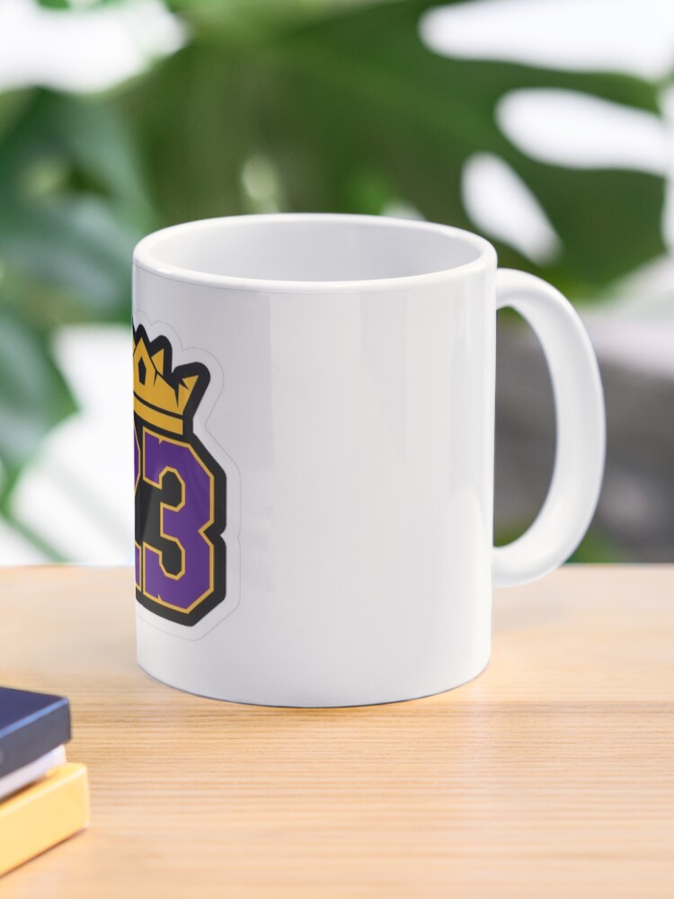 Lebron James Lakers Hat Ceramic Mug