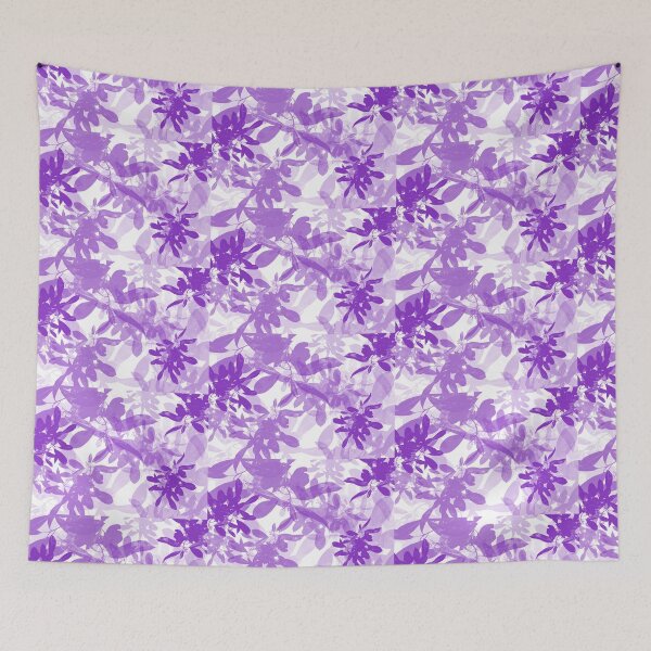 Item preview, Sheer Flowers Purple designed and sold by Sonali Schroder.