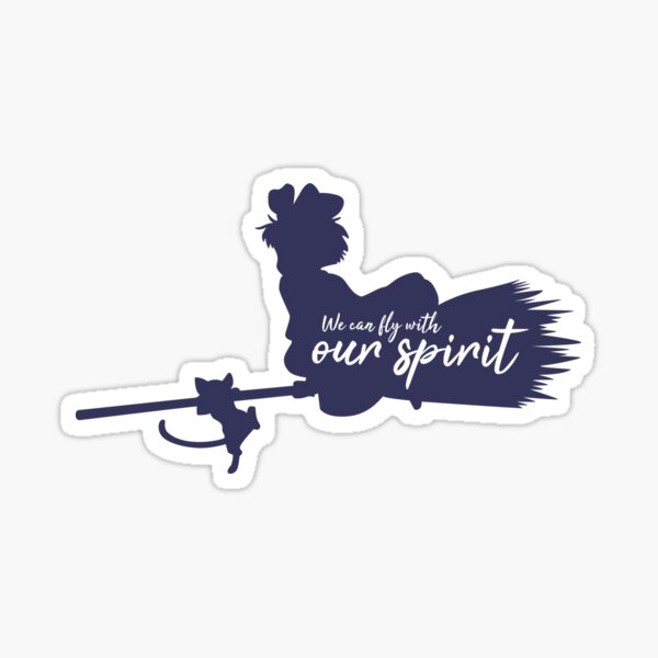 We can fly with our spirit Sticker