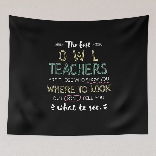 Item preview, The best Owl Teachers Appreciation Gifts - Quote Show you where to look designed and sold by betternotes.