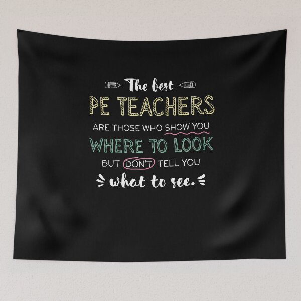 Item preview, The best PE Teachers Appreciation Gifts - Quote Show you where to look designed and sold by betternotes.