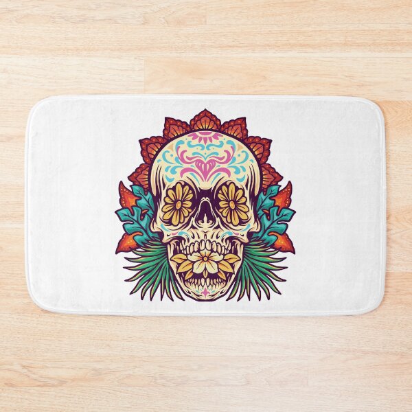 Item preview, Mexican Skull in Bloom designed and sold by eDigi-Arts.