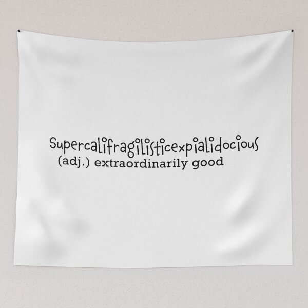Item preview, Supercalifragilisticexpialidocious! designed and sold by gillrosedraws.