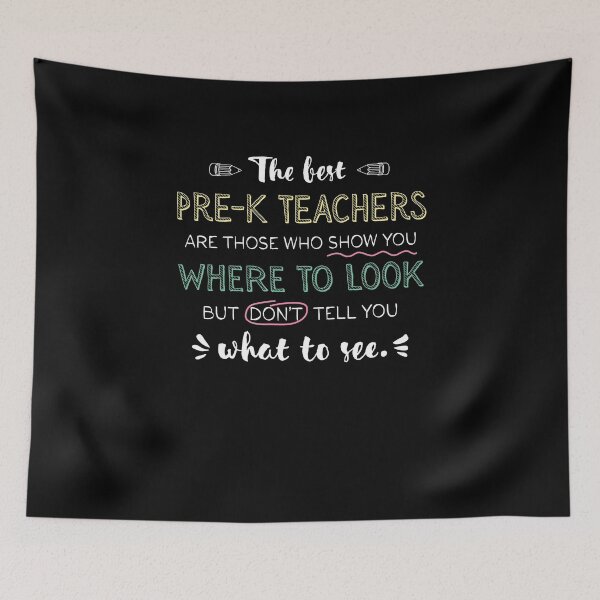 Item preview, The best Pre-K Teachers Appreciation Gifts - Quote Show you where to look designed and sold by betternotes.