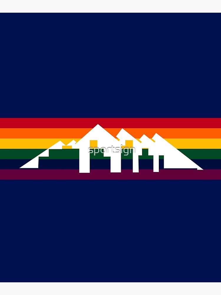 denver nuggets rainbow logo