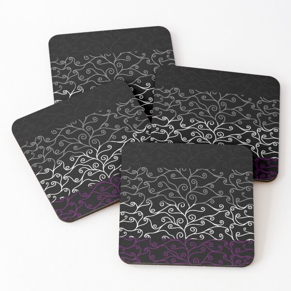 Item preview, Swirls and Silk - Asexual Flag designed and sold by StephOBrien.