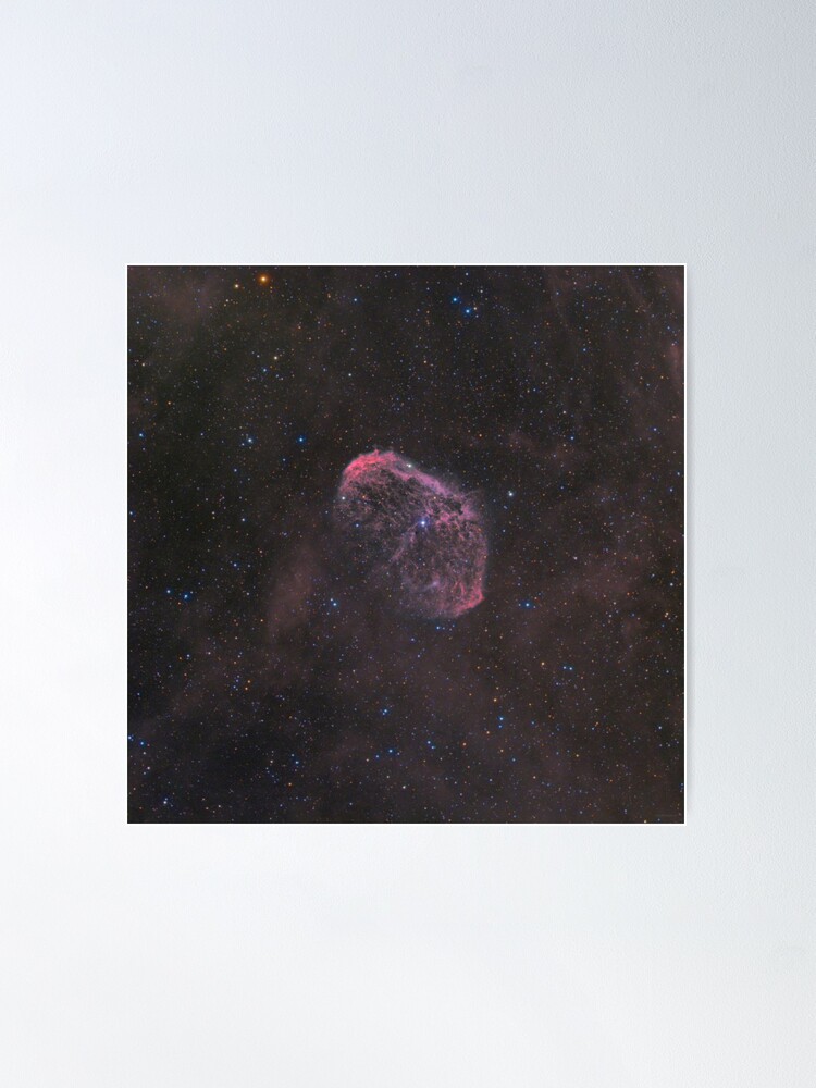 Thumbnail 2 of 3, Poster, NGC 6888 - Crescent Nebula designed and sold by jeffjastro.