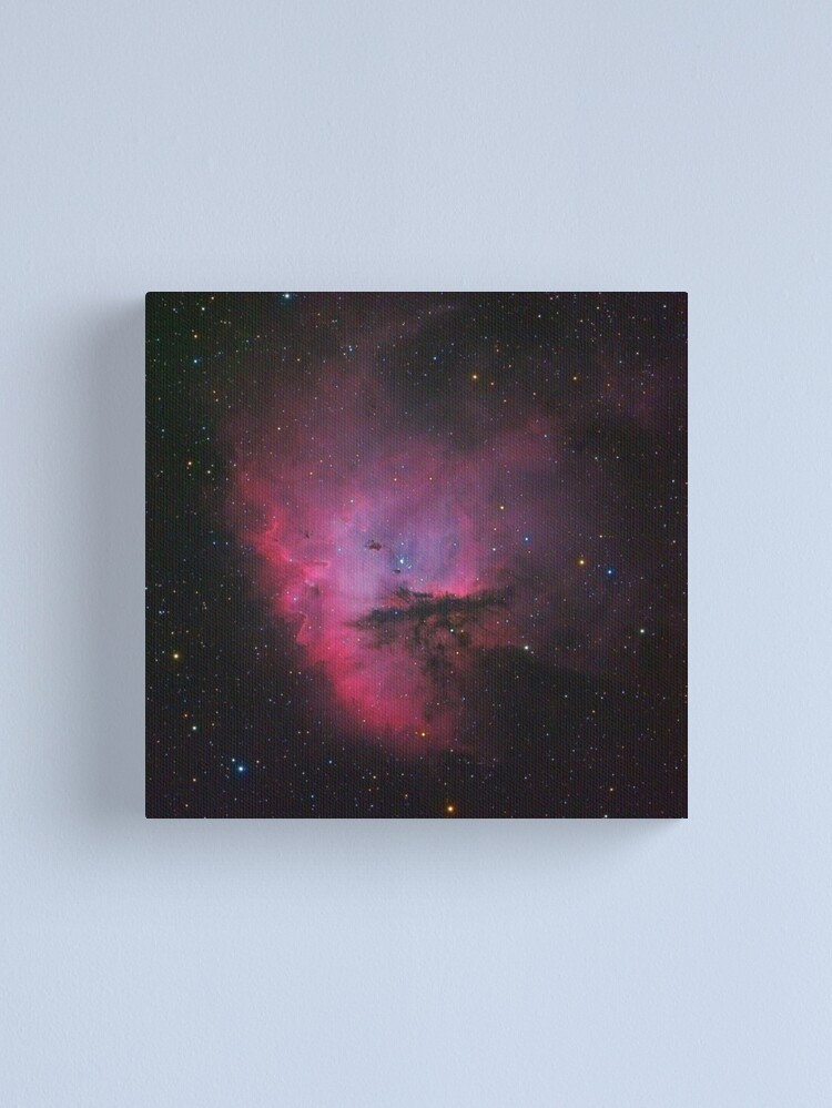 Thumbnail 2 of 3, Canvas Print, NGC 281 - Pacman Nebula designed and sold by jeffjastro.