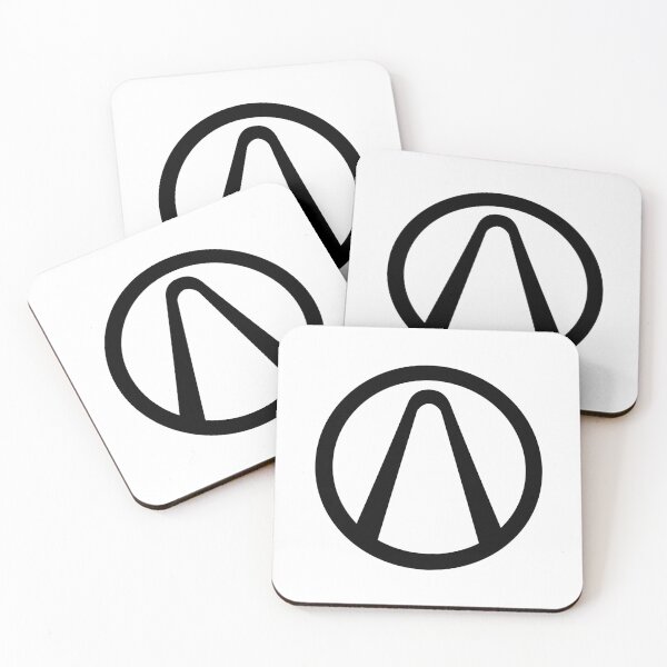 Borderlands Black Emblem Coasters (Set of 4)