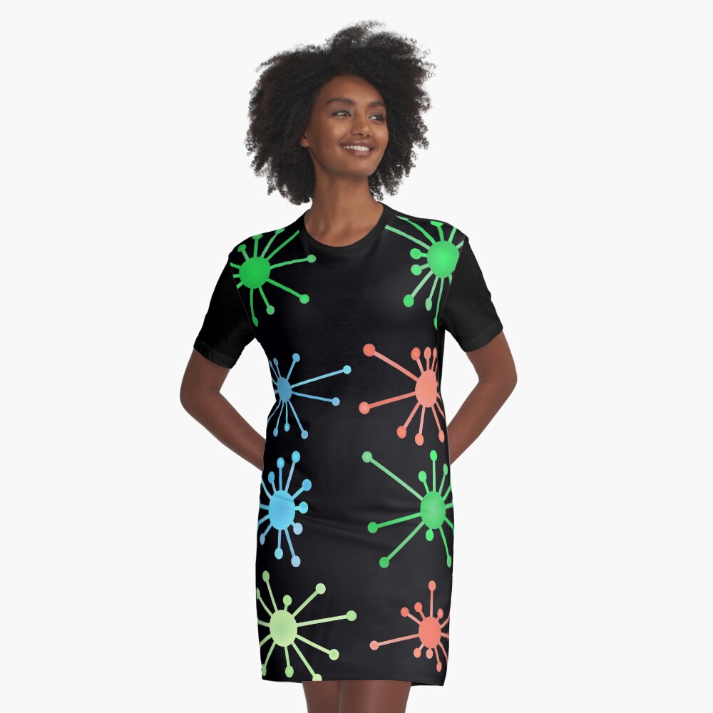 Item preview, Graphic T-Shirt Dress designed and sold by anaulin.